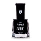 Esmalte Risqué Diamond Gel Preto Caviar 9,5ml