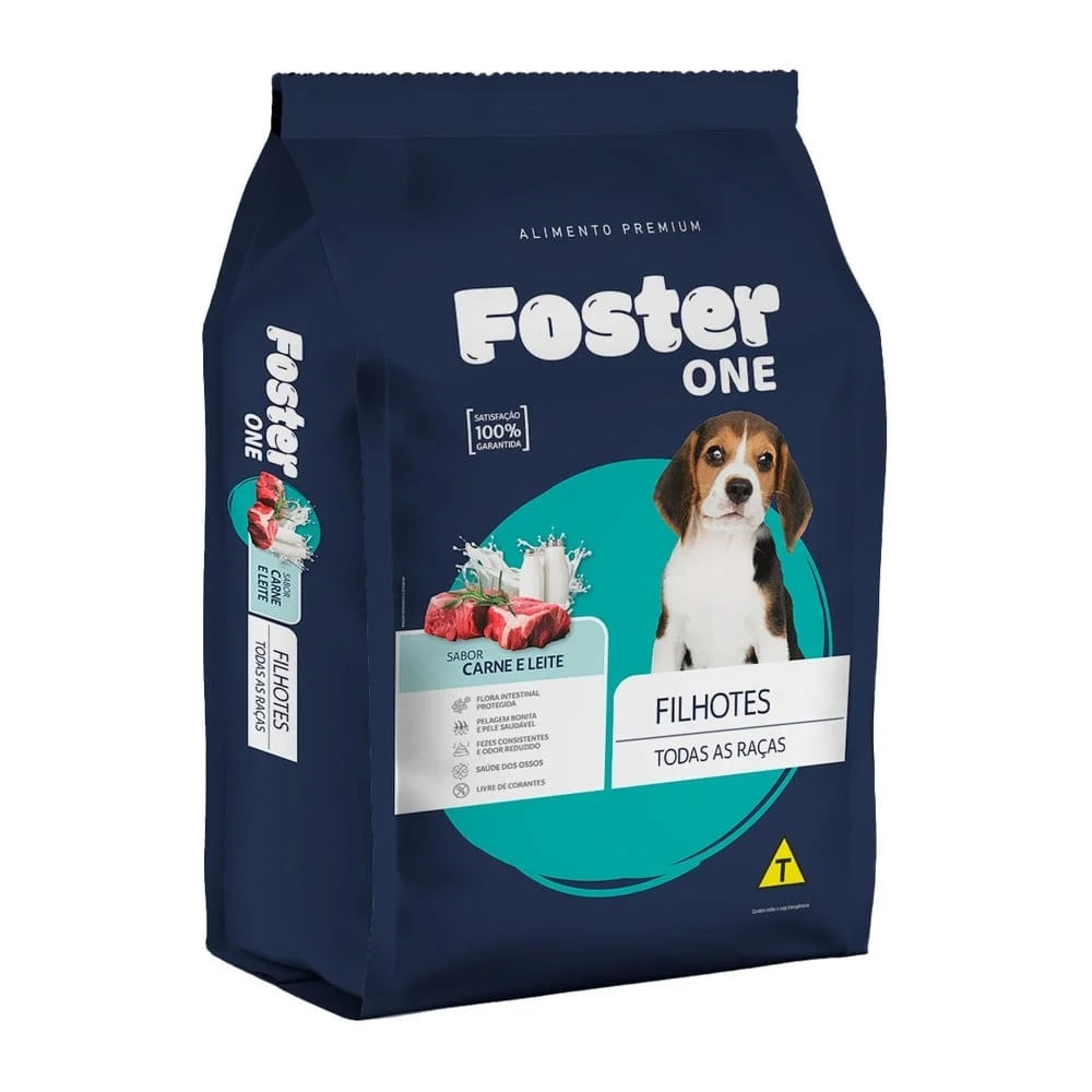 Ração Foster Cão Filhote Sabor Carne e Leite 10,1kg