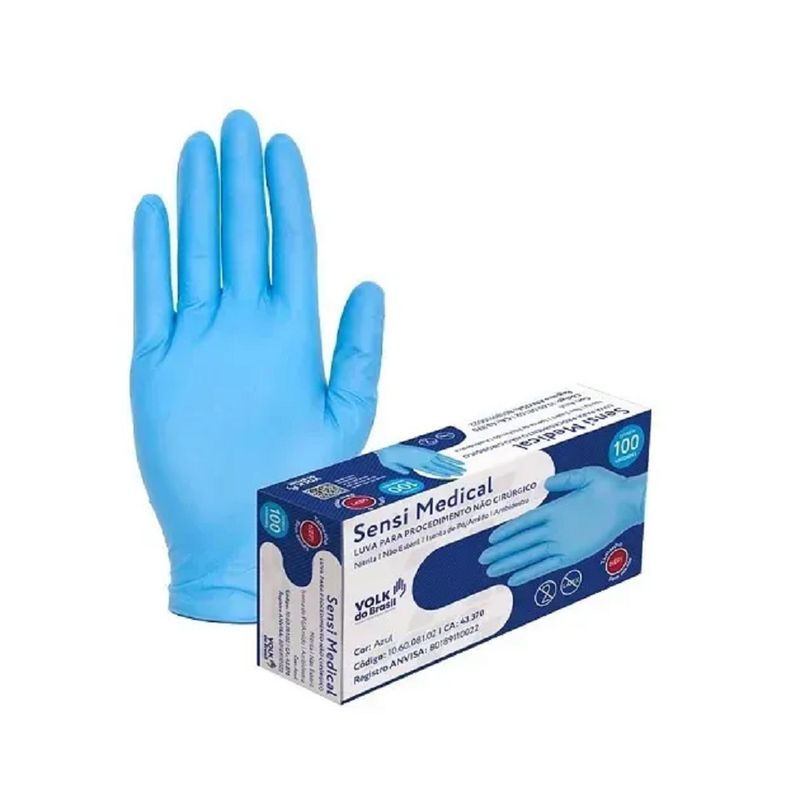 luva-nitrilica-volk-azul-sensi-medical-tamanho-p-com-100-unidades