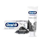 Creme Dental Oral-B 3D White Mineral Clean com Carvão 70g