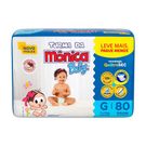Fralda Turma da Mônica Baby Até 12h de Proteção G 80 Unidades