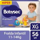 Fralda Babysec Hiper Premium XG 56 Unidades