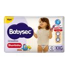 Fralda Babysec Hiper Shortinho Premium XXG 42 Unidades