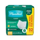 Roupa Íntima Descartável Plenitud Classic Unissex G/XG 32 Unidades