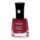 Esmalte Risqué Diamond Gel Vinho Bordô 9,5ml