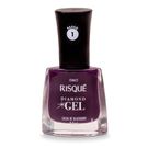 Esmalte Risqué Diamond Gel Calda de Blueberry 9,5ml