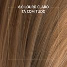 Tinta de Cabelo Biocolor Mini Kit Louro Claro Radiante 8.0