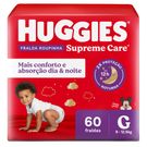 Fralda Huggies Roupinha Supreme Care G 60 Unidades