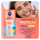 NIVEA SUN Protetor Solar Facial Tripla Proteção Loção Antiacne FPS 50 40ml