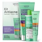 Sabonete Facial Labotrat Antiacne 100ml + Tônico 100ml + Gel Ultra Secativo 15g