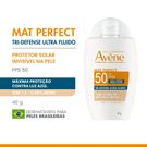 Protetor Solar Facial Avène Mat Perfect Tri-Defense Ultra Fluido Tom 1.5 Claro/Médio Fps50 40g