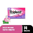 Chiclete Trident Com 14 Unidades Sabor Tutti Frutti 25,2g
