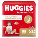Fralda Descartável Huggies Supreme Care XG 58 Unidades