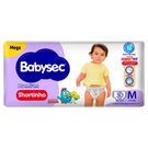 Fralda Babysec Shortinho Mega Tamanho M 30 Unidades
