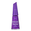 Esmalte Risqué e Doritos Roxo De Fome Cremoso 8ml