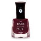 Esmalte Risqué Diamond Gel Amora Negra 9,5ml