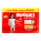 Fralda Huggies Supreme Care Max XXXG 70 unidades