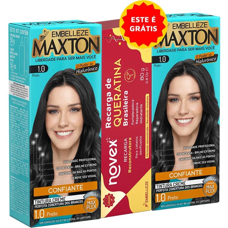 tinta-de-cabelo-maxton-1-0-preto-2-unidades-recarga-de-queratina-novex-80g