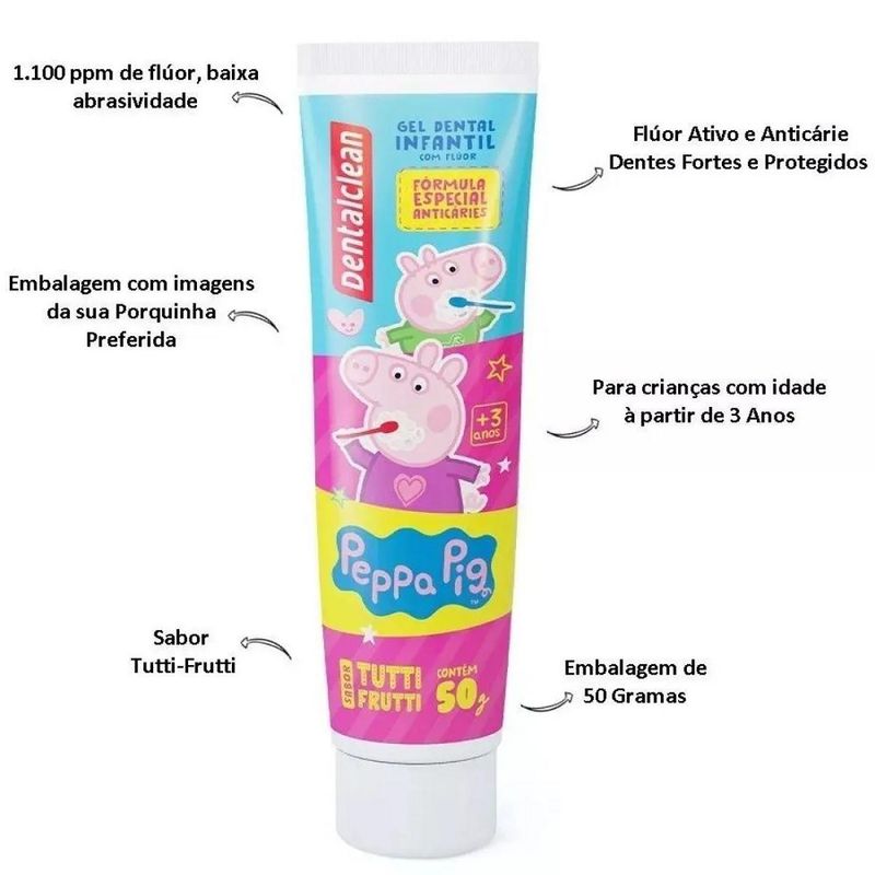 gel-dental-infantil-dentalclean-peppa-pig-tutti-frutti-50g-3