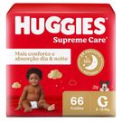 Fralda Descartável Huggies Supreme Care G 66 Unidades
