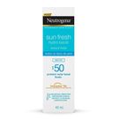 Protetor Solar Facial Fluido Neutrogena Sun Fresh Hydro Boost FPS 50 Sem Cor 40ml