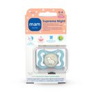 Chupeta Mam Supreme Night 0-6 Meses Azul