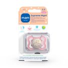 Chupeta Mam Supreme Night 0-6 Meses Rosa