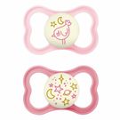 Chupeta Mam Supreme Night 16+ Meses 2 Unidades Rosa