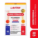 Lavitan Kit Enérgia 20 Comprimidos Efervecentes Super Fórmula