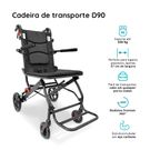 Cadeira de Transporte D90 Dellamed Até 100kg