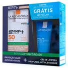 Kit La Roche-Posay Protetor Solar Anthelios Airlicium+ FPS50 Cor 2.0 40g + Gel de Limpeza Effaclar Concentrado 50g