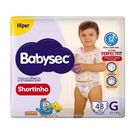 Fralda Babysec Hiper Shortinho Premium G 48 Unidades