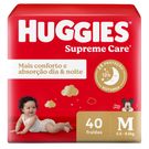 Fralda Huggies Supreme Care M 40 Unidades