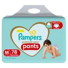 Fralda Descartável Pampers Premium Care Pants M 78 Unidades
