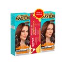 Tinta de Cabelo Maxton 6.7 Chocolate 2 Unidades+Recarga Queratina Novex 80g