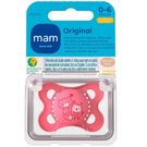 Chupeta Mam Original Borracha Natural 0-6 Meses Rosa