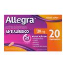 Antialérgico Allegra 120mg 20 Comprimidos