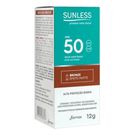 Protetor Solar Facial Sunless Stick Com Base Bronze FPS50 12g