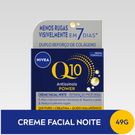 Creme Facial Nivea Antissinais Noite Q10 Power Para Todos os Tipos de Pele 49g