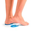 Calcanheira Baixa Hidroligth Com Poteção de Silicone Azul P