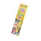 Escova Dental Infantil Macia Powerdent Mundo Bita 2 a 5 Anos