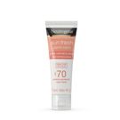 Protetor Solar Facial Neutrogena Sun Fresh Dry Skin Sem Cor FPS70 40g