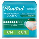 Roupa Íntima Plenitud Classic Incontinência P/M 8 Unidades