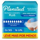 Roupa Íntima Plenitud Protect Plus Mega Unissex G/XG 16 Unidades