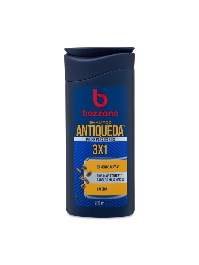Shampoo Bozzano Antiqueda Com Cafeína 200ml Shampoo Bozzano Antiqueda Com Cafeína 200ml
