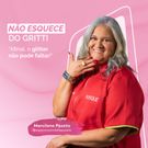 Esmalte Rosa Risqué ManiCores Não esquece do Gritti Metálico 8ml