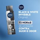 Desodorante Nivea Men Aerossol Invisible for Black & White 150ml