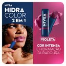 Hidratante Labial Nivea Hidra Color 2 em 1 Violeta 4,8g