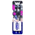 Escova Dental Oral B Indicator Black Sensitive Com Carvão 2 Unidades