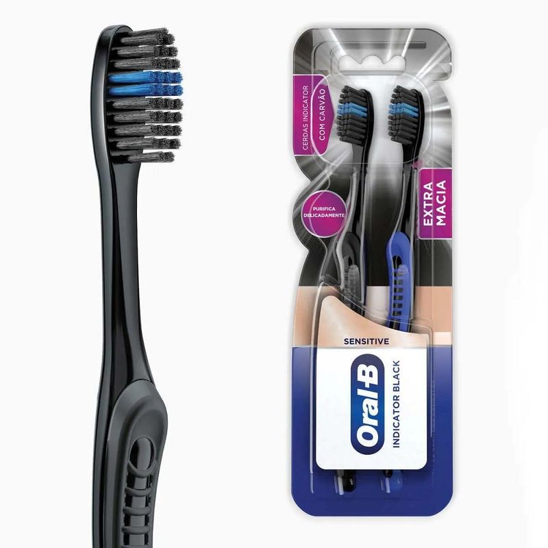 escova-dental-oral-b-indicator-black-sensitive-com-carvao-2-unidades2